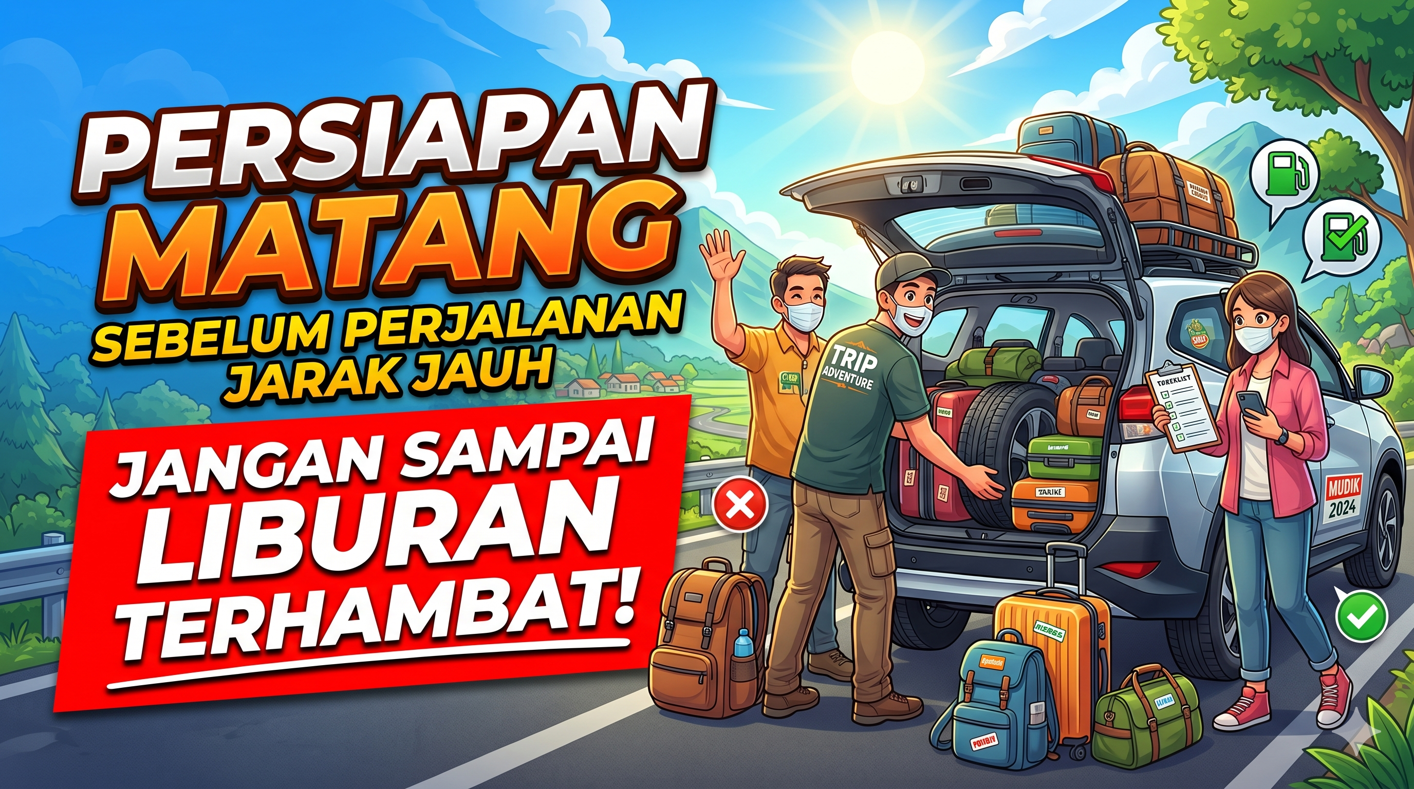Persiapan Matang Sebelum Perjalanan Jarak Jauh